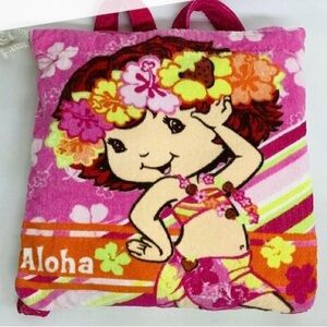 strawberry shortcake beach towel